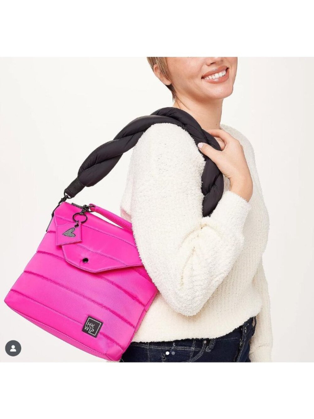 NWT HKWIP Women's Olive Pink Shawn Killinger Couture Crossbody Bag 2921 - Picture 9 of 16